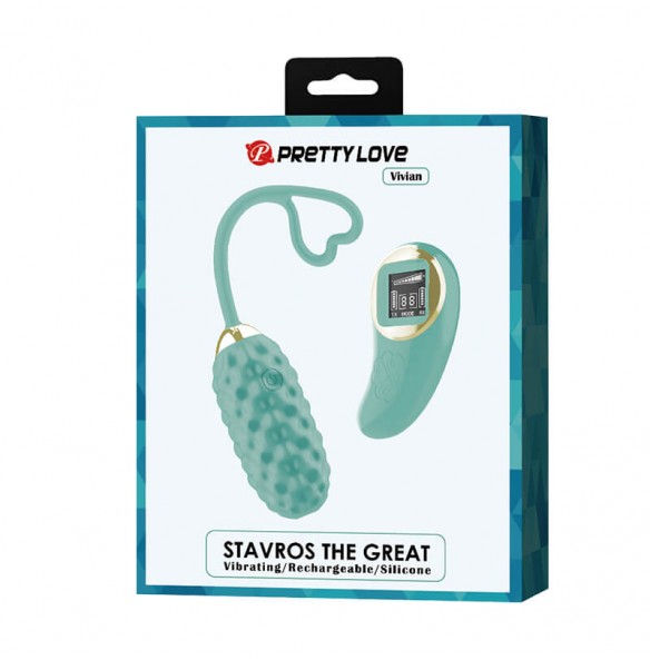 PRETTY LOVE - Vivian Vibrating Egg (Chargeable - Green) PRETTY LOVE - Vivian Vibrating Egg (Chargeable - Green)